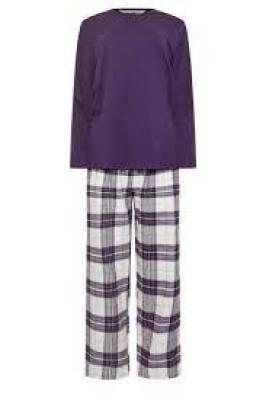 Pyjamas Long Sleeved Adult Large